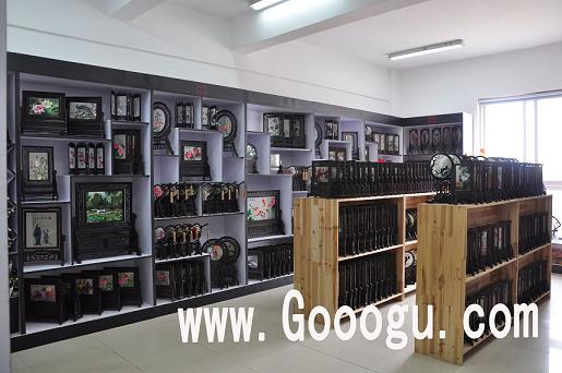 嬌古蘇繡展廳,嬌古蘇繡雙面繡展示廳,刺繡展廳設(shè)計